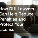 How DUI Lawyers Can Help Reduce Penalties and Protect Your License