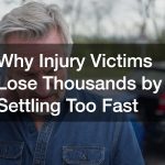 Why Injury Victims Lose Thousands by Settling Too Fast