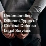 Understanding Different Types of Criminal Defense Legal Services